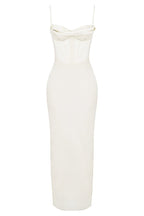 Women Maxi Dress Sleeveless Corset Fitted Design - Evergreen Outfits - Women Maxi Dress