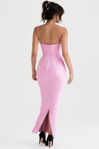 Women Maxi Dress Sleeveless Corset Fitted Design - Evergreen Outfits - Women Maxi Dress