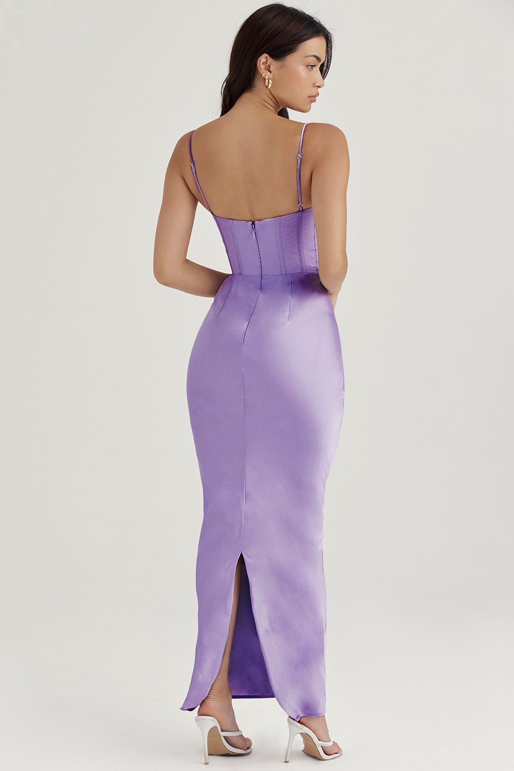 Women Maxi Dress Sleeveless Corset Fitted Design - Evergreen Outfits - Women Maxi Dress