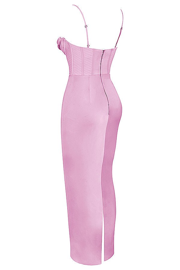 Women Maxi Dress Sleeveless Corset Fitted Design - Evergreen Outfits - Women Maxi Dress