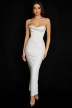 Women Maxi Dress Sleeveless Corset Fitted Design - Evergreen Outfits - Women Maxi Dress