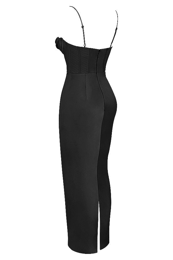 Women Maxi Dress Sleeveless Corset Fitted Design - Evergreen Outfits - Women Maxi Dress