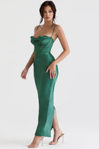 Women Maxi Dress Sleeveless Corset Fitted Design - Evergreen Outfits - Women Maxi Dress