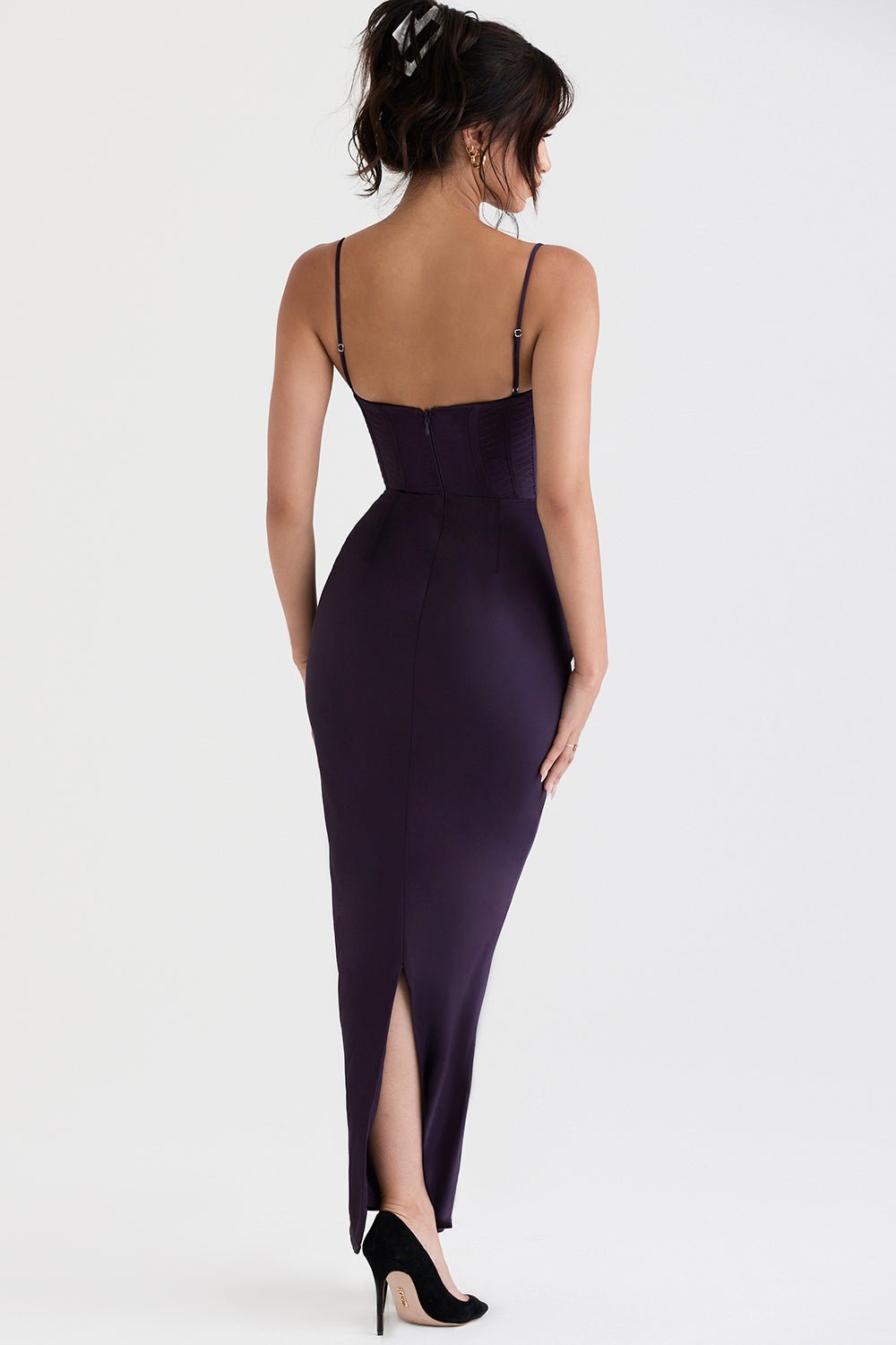 Women Maxi Dress Sleeveless Corset Fitted Design - Evergreen Outfits - Women Maxi Dress