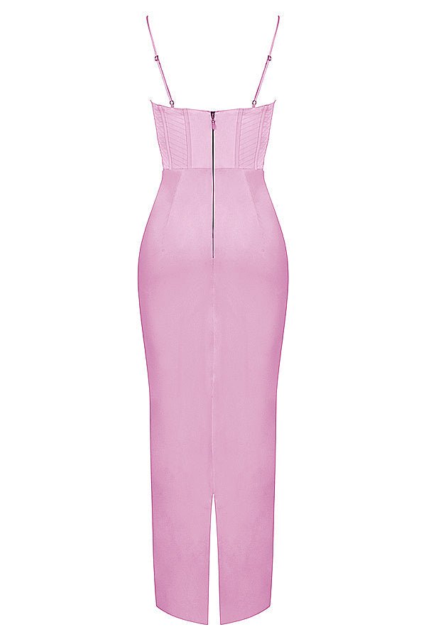 Women Maxi Dress Sleeveless Corset Fitted Design - Evergreen Outfits - Women Maxi Dress