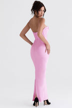 Women Maxi Dress Sleeveless Corset Fitted Design - Evergreen Outfits - Women Maxi Dress
