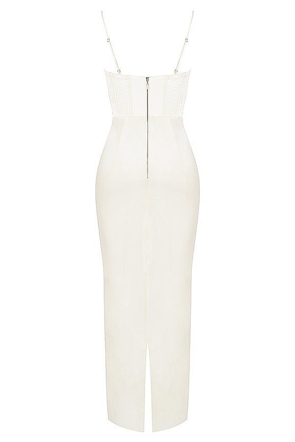 Women Maxi Dress Sleeveless Corset Fitted Design - Evergreen Outfits - Women Maxi Dress