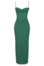 Women Maxi Dress Sleeveless Corset Fitted Design - Evergreen Outfits - Women Maxi Dress