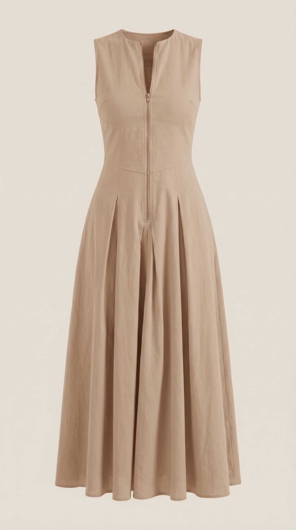 Women Midi Dress A - Line Fit Cutout Design Midi Length - Evergreen Outfits - Women Midi Dress