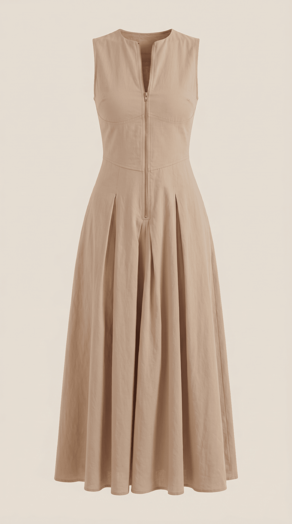 Women Midi Dress A - Line Fit Cutout Design Midi Length - Evergreen Outfits - Women Midi Dress