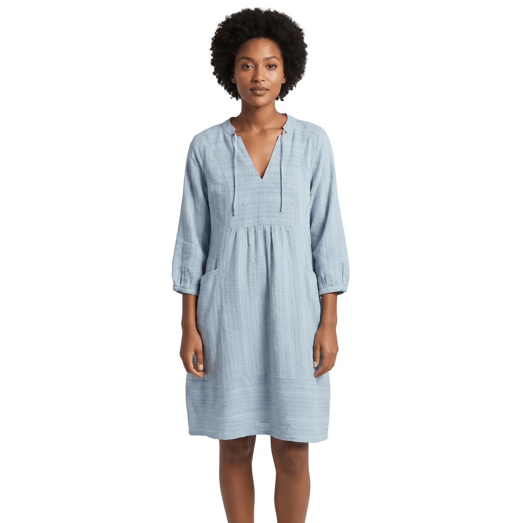 Women Midi Dress Relaxed Fit Slip On Closure Style - Evergreen Outfits - Women Midi Dress