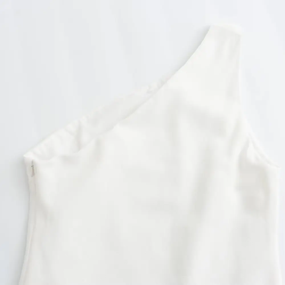 Women Midi Dress Sleeveless Linen Asymmetrical Hem Fit - Evergreen Outfits - Women Maxi Dress