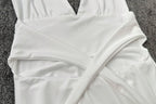 Women Mini Dress Halter Neck Sleeveless Fit Flare Design - Evergreen Outfits- Women Mini Dress