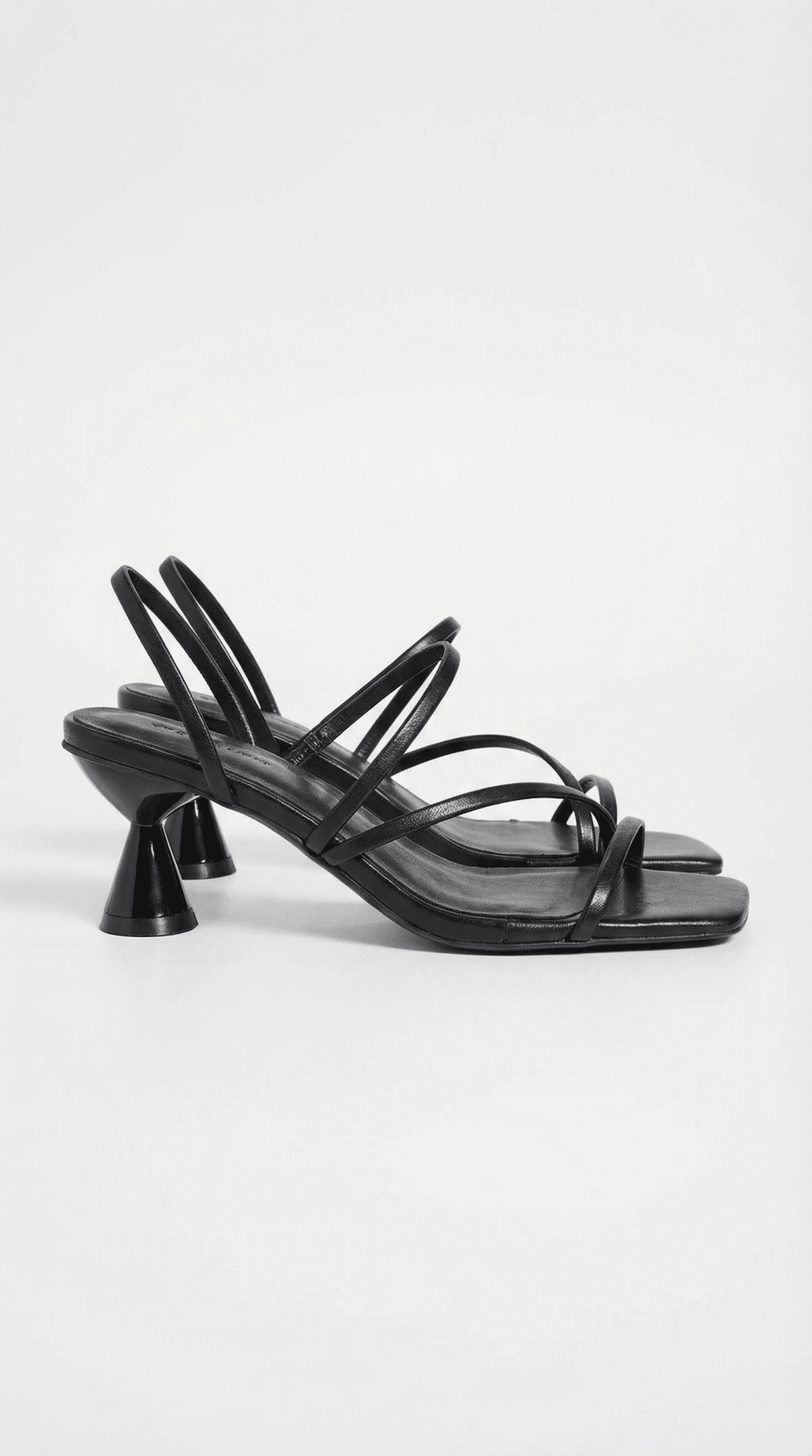 Women Sandals Strappy Square Toe Heel Ankle Strap Design - Evergreen Outfits - Women Sandal