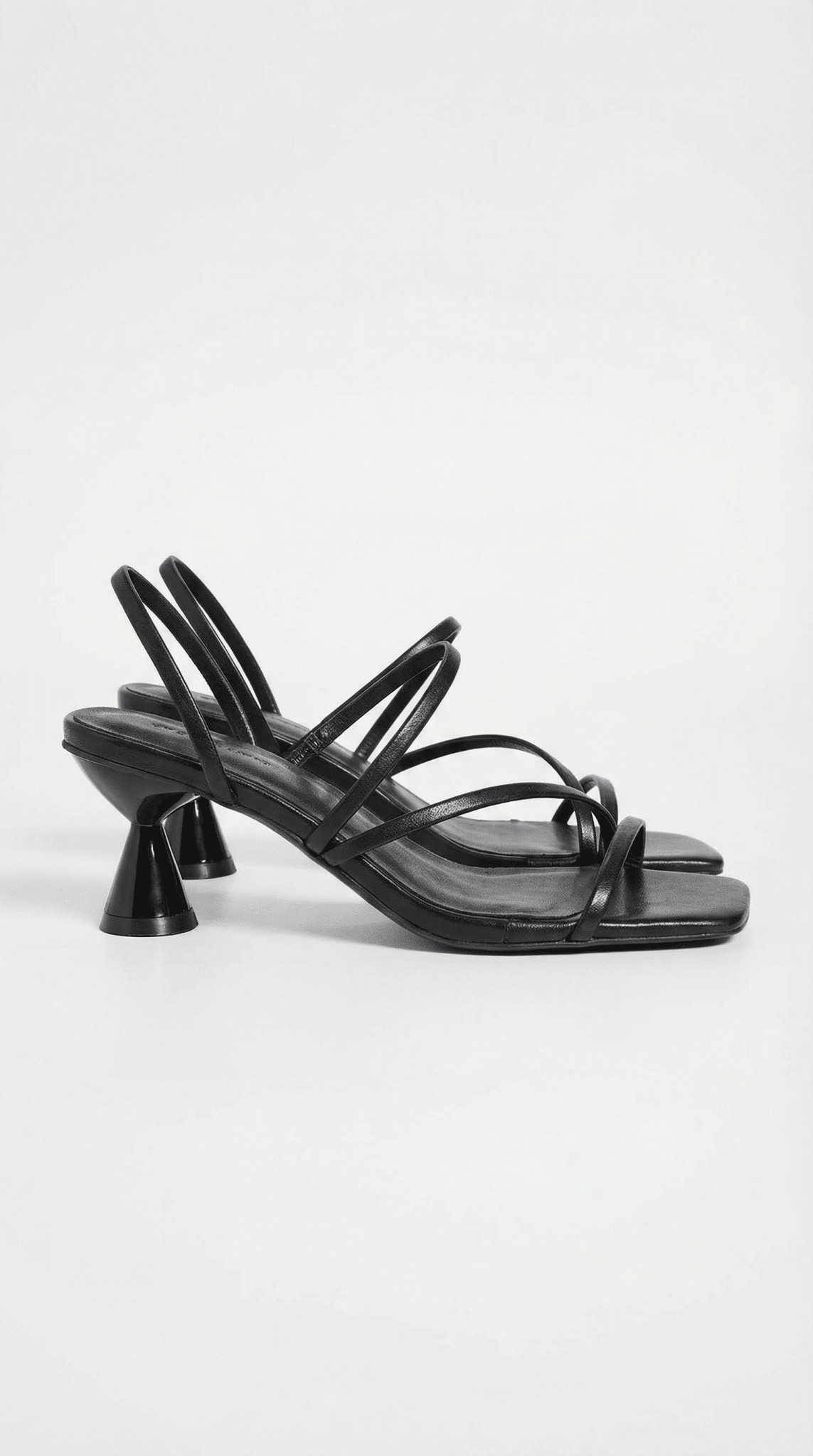Women Sandals Strappy Square Toe Heel Ankle Strap Design - Evergreen Outfits - Women Sandal