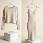 Women Set Coordinated Top And Bottom Matching Pieces - Evergreen Outfits - Women Set