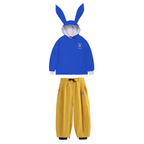 Women Set | Hooded Anorak Jacket and Wide-Leg Trousers - Evergreen Outfits- Sets