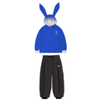 Women Set | Hooded Anorak Jacket and Wide-Leg Trousers - Evergreen Outfits- Sets