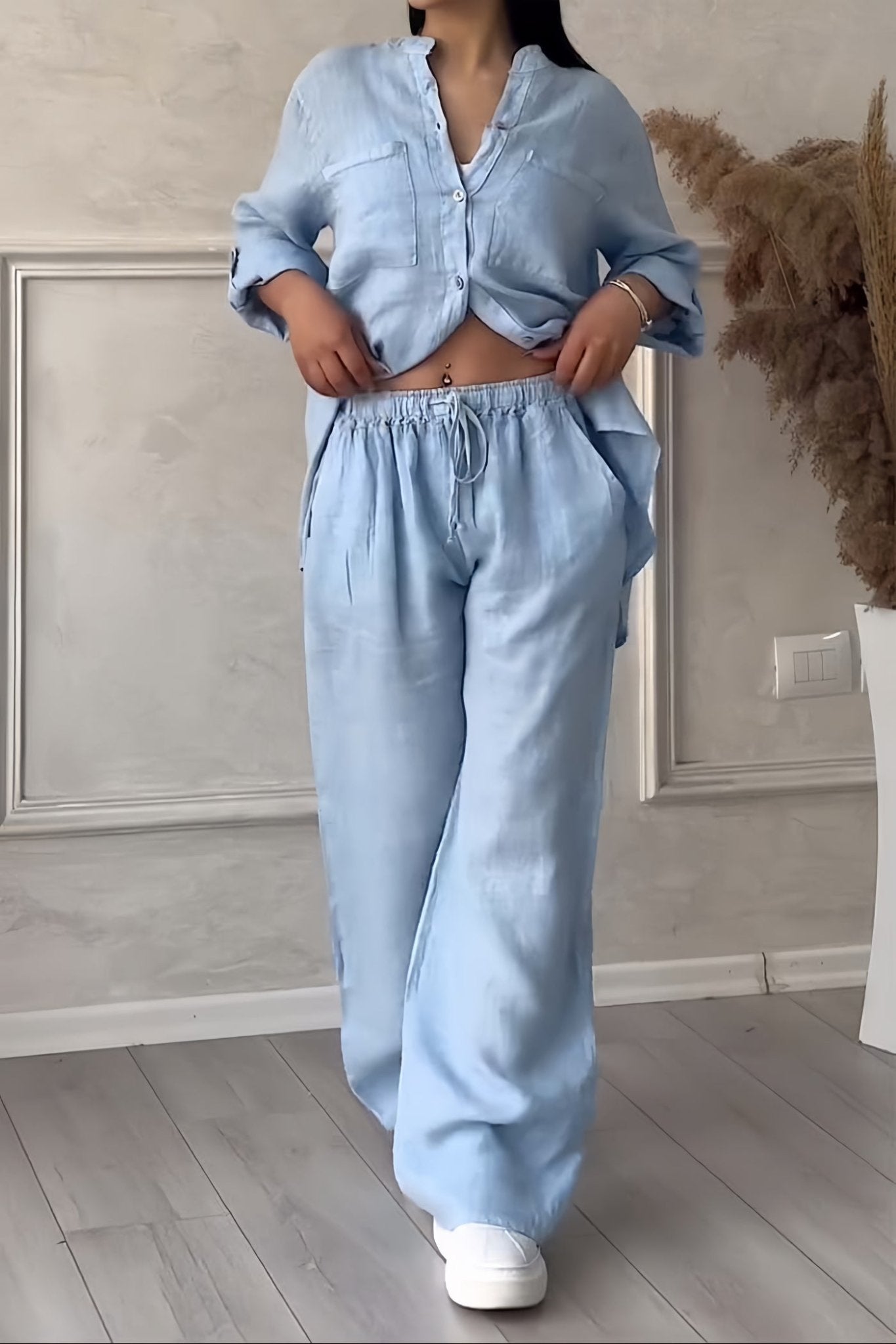 Women Set Two Piece Coordinated Matching Outfit Set - Evergreen Outfits - Women Set