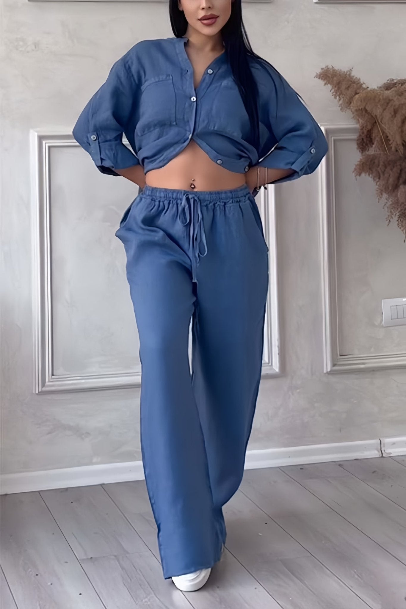 Women Set Two Piece Coordinated Matching Outfit Set - Evergreen Outfits - Women Set