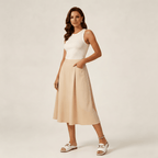 Women Shoes Slip - On Closure Flat Sole Minimalist Design - Evergreen Outfits - Women Sandal