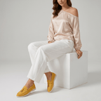 Women Shoes Slip - On Lightweight Flexible Sole Design - Evergreen Outfits - Women Loafers