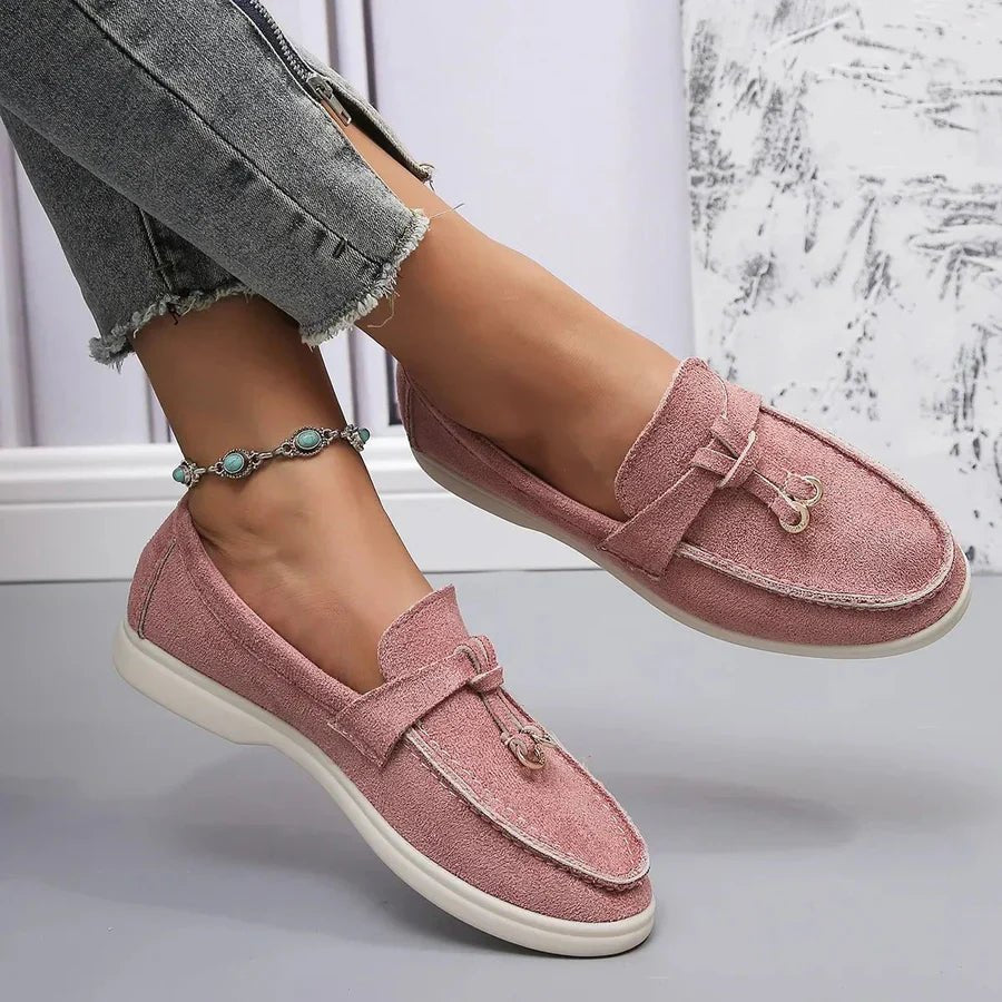Women Shoes Slip - On Lightweight Flexible Sole Design - Evergreen Outfits - Women Loafers