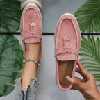 Women Shoes Slip - On Lightweight Flexible Sole Design - Evergreen Outfits - Women Loafers