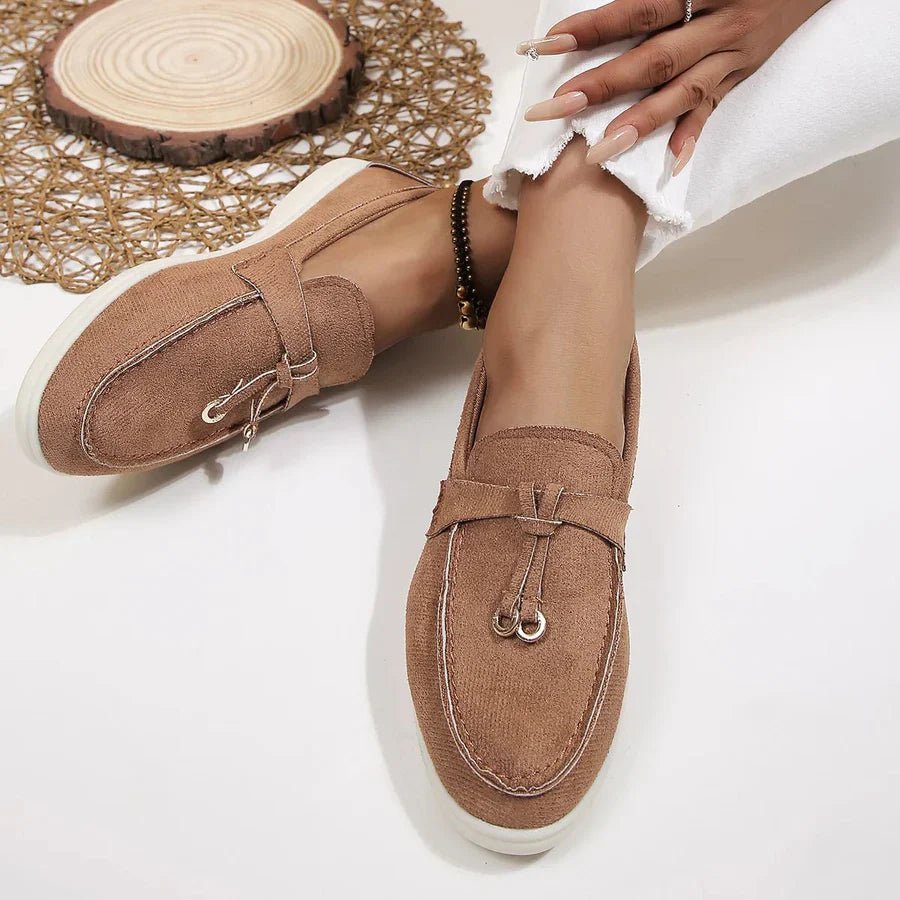 Women Shoes Slip - On Lightweight Flexible Sole Design - Evergreen Outfits - Women Loafers