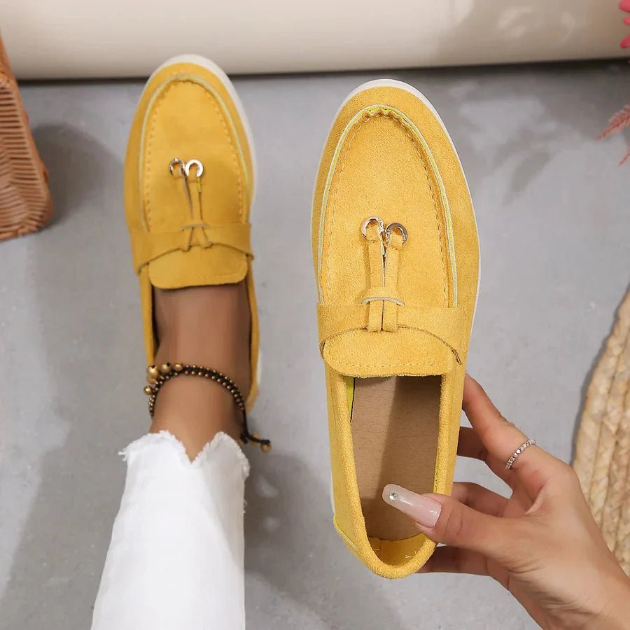 Women Shoes Slip - On Lightweight Flexible Sole Design - Evergreen Outfits - Women Loafers