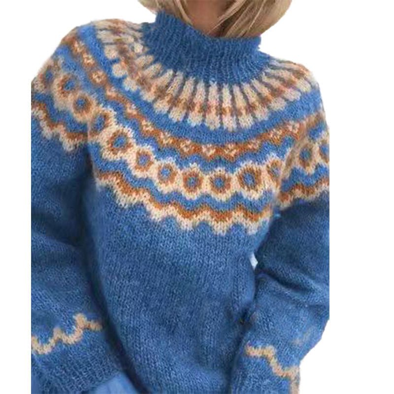 Women Sweater | Long Sleeve Pullover for Casual Winter Wear - Evergreen Outfits- Sweaters