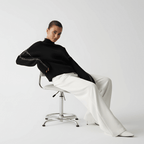 Women Sweater | Loose Fit Pullover with Sleeve Detail - Evergreen Outfits- Sweaters