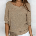 Women Sweater | Regular Fit Classic Silhouette Design - Evergreen Outfits- Sweaters