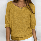 Women Sweater | Regular Fit Classic Silhouette Design - Evergreen Outfits- Sweaters