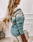 Women Sweater | Relaxed Fit Knit for Everyday Layering - Evergreen Outfits- Sweaters