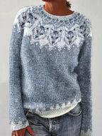Women Sweater | Relaxed Fit with Boat Neckline Design - Evergreen Outfits- Sweaters