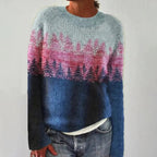 Women Sweater | Relaxed Fit with Boat Neckline Design - Evergreen Outfits- Sweaters