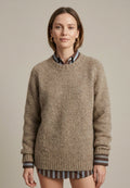 Women Sweater | Ribbed Knit V-Neck Relaxed Fit Style - Evergreen Outfits- Sweaters