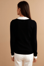 Women Top Textured Long Sleeve Design Casual Fit - Evergreen Outfits - Women Poloshirt