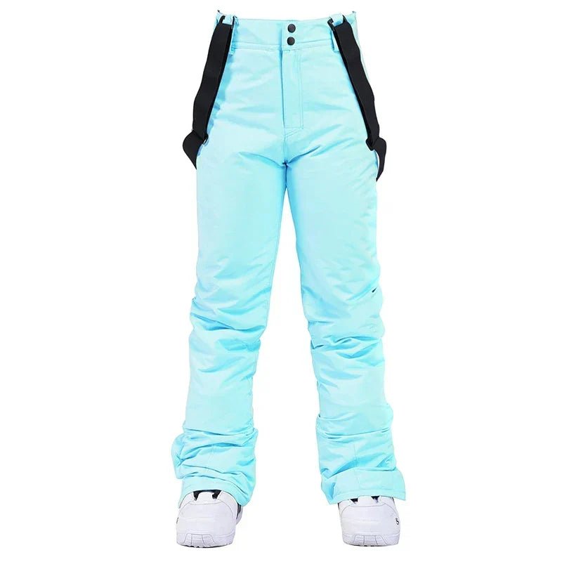 Women Trousers | Wide Leg Straight Fit with Adjustable Suspenders - Evergreen Outfits- Trousers