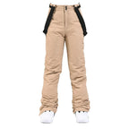 Women Trousers | Wide Leg Straight Fit with Adjustable Suspenders - Evergreen Outfits- Trousers