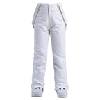 Women Trousers | Wide Leg Straight Fit with Adjustable Suspenders - Evergreen Outfits- Trousers