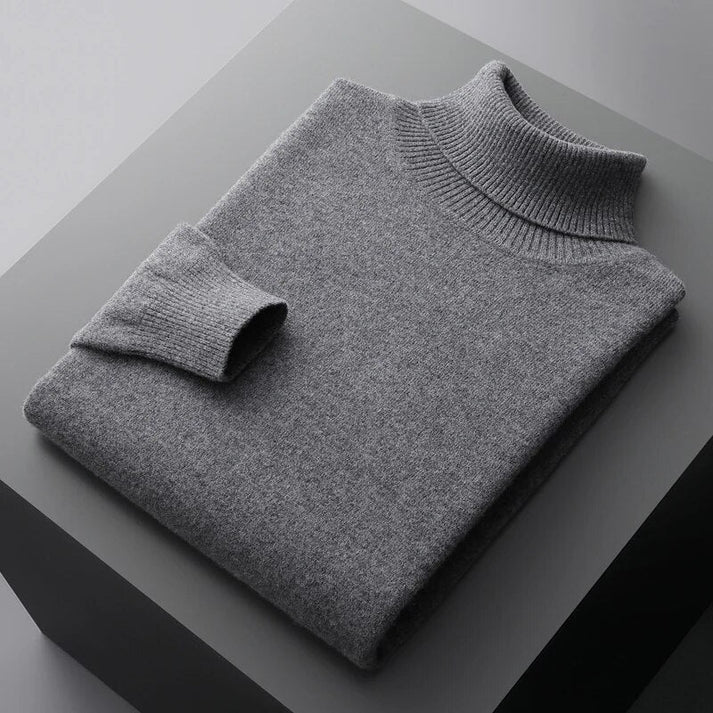 Men Sweater | Turtleneck Regular Fit with Long Sleeves